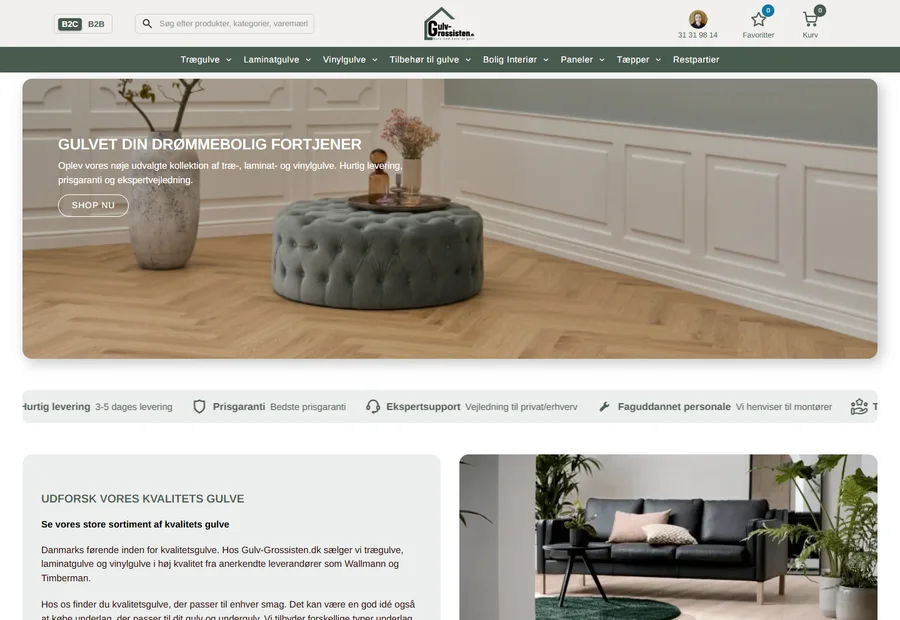 Gulv Grossisten forside