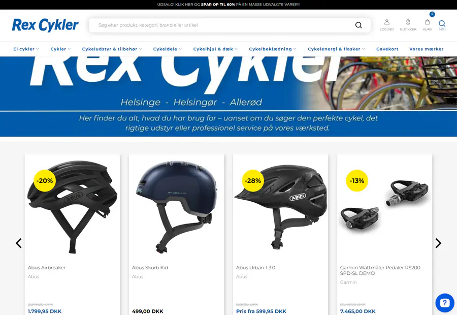 Rexcykler forside