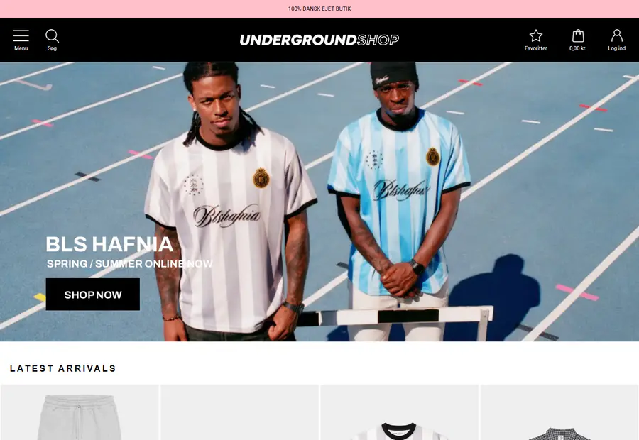 Undergroundshop forside
