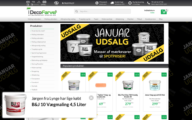 Salgsbooster Decofarver