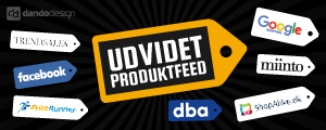 Udvidet Produktfeed til Dandomain Webshop